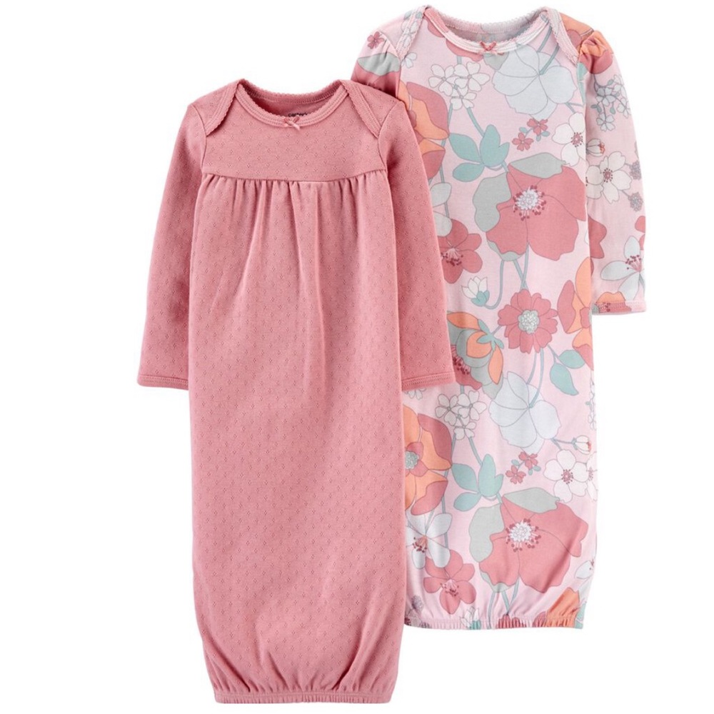 Carter’s Baby Girl 2-pack sleeper gowns